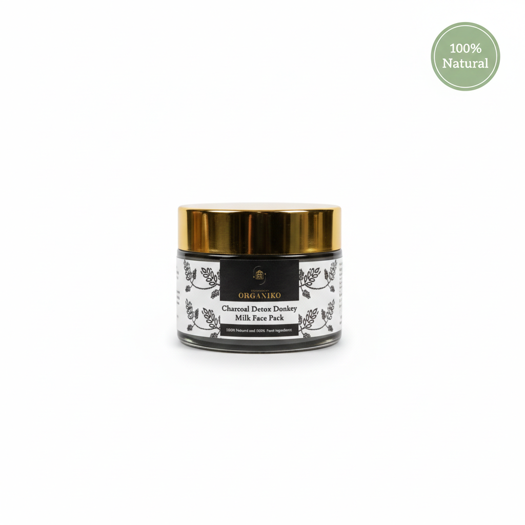 Charcoal Detox Donkey Milk Face Pack image 1