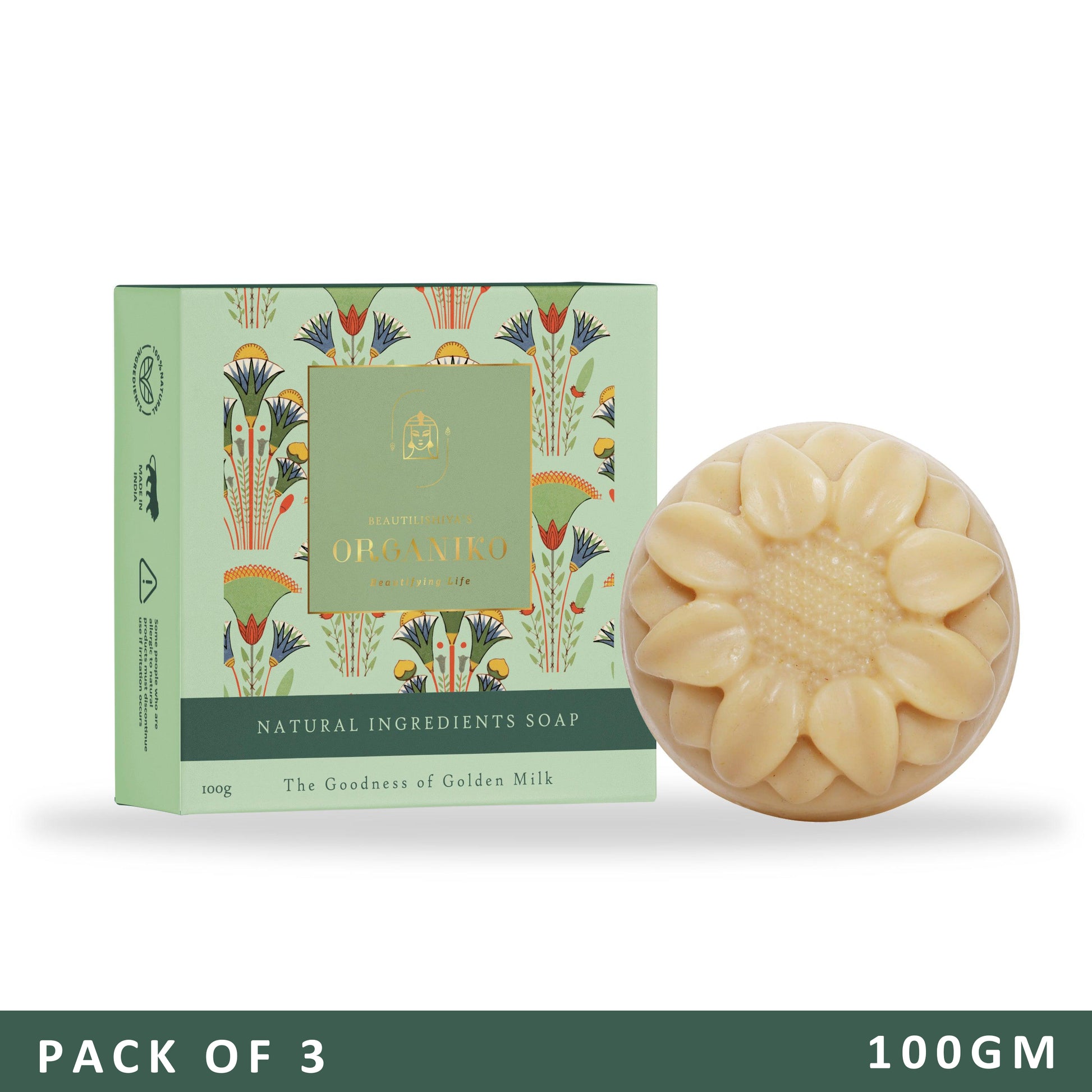 Pack of 3 Donkey Milk Natural Ingredients Soap