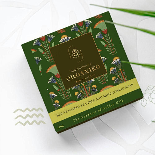 Rejuvenating tea tree and mint toning soap - Beautilishiya's organiko